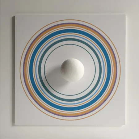 单版画 Asis - Asistype 16 – boule sur cercle