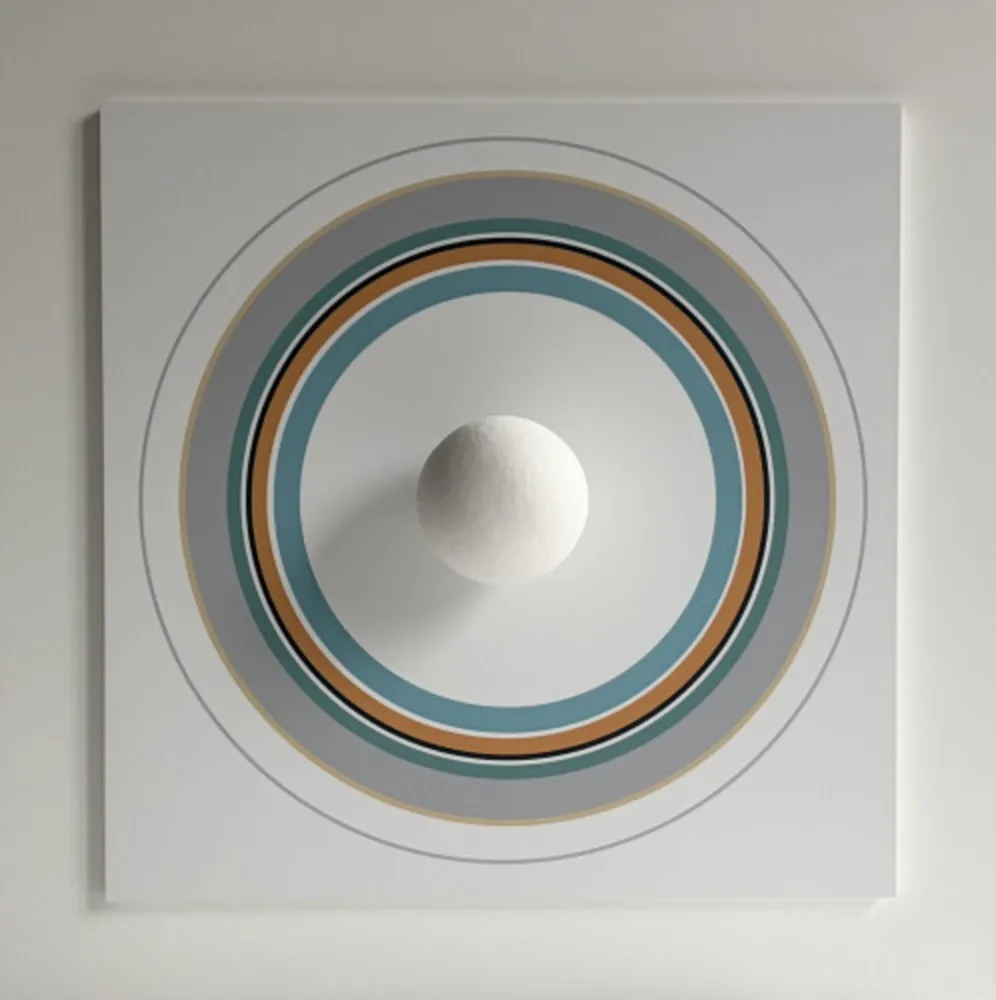 单版画 Asis - Asistype 17 – boule sur cercle