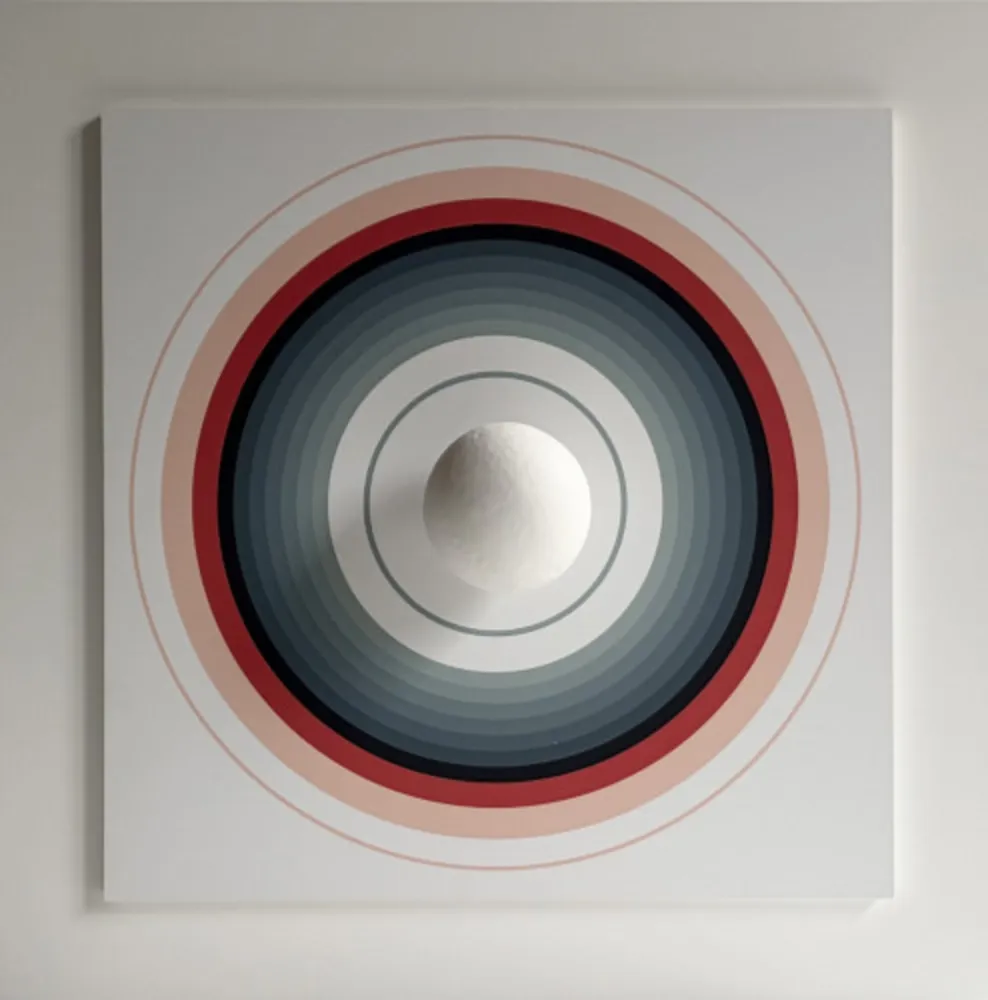 单版画 Asis - Asistype 19 – boule sur cercle