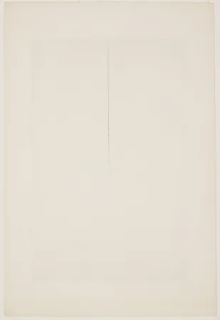 干刻版画 Asse - FENÊTRE-ESPACE, 1974.