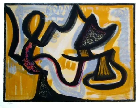 石版画 Atlan - Le Simoun