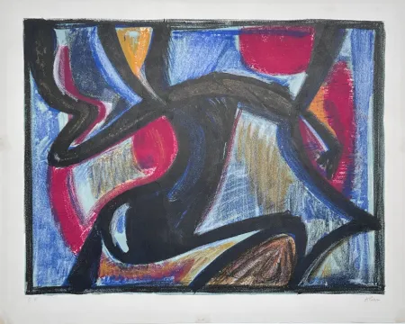 石版画 Atlan - Les Hespérides 