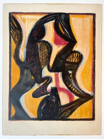 石版画 Atlan - Orient