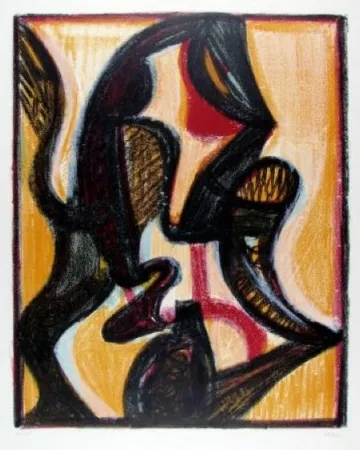 石版画 Atlan - Orient