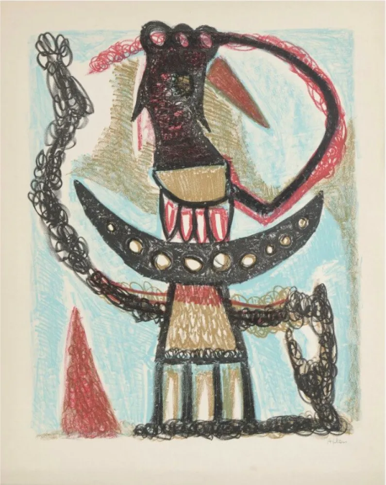 石版画 Atlan - Sans titre, 1953