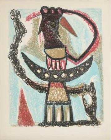 石版画 Atlan - Sans titre, 1953
