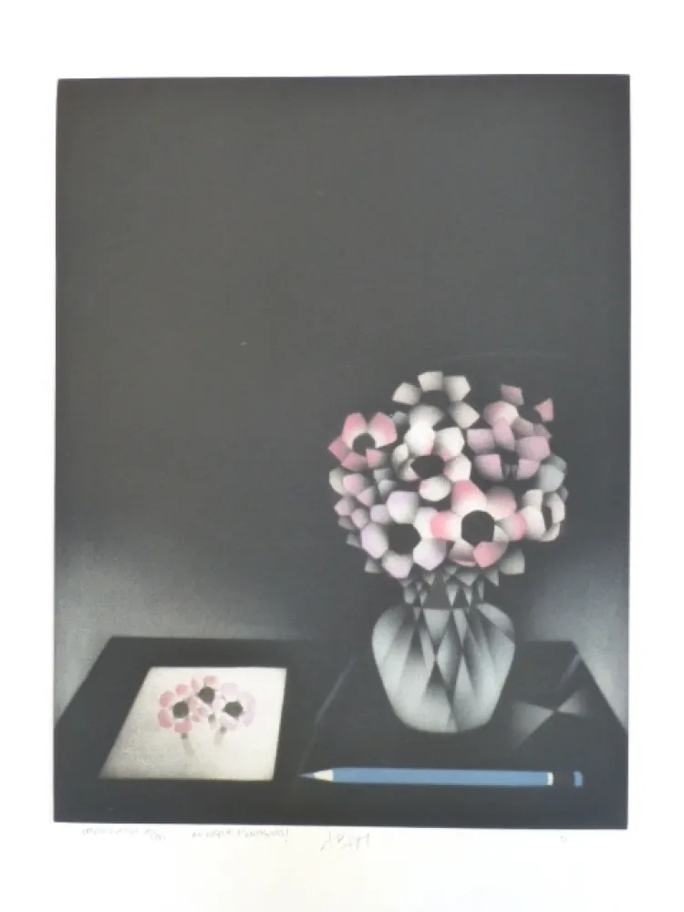 美柔汀铜版画 Avati - Au voleur d'anémones !