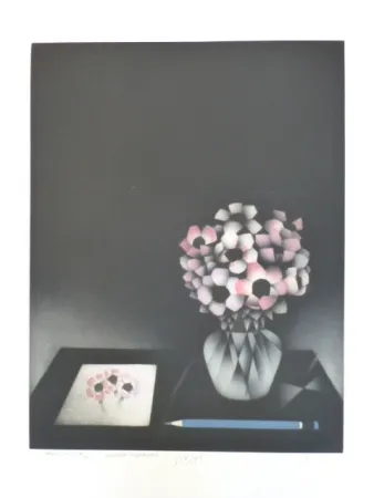 美柔汀铜版画 Avati - Au voleur d'anémones !