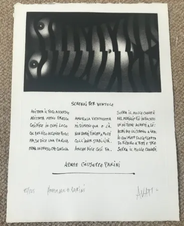 版画 Avati - Hommage a Parini