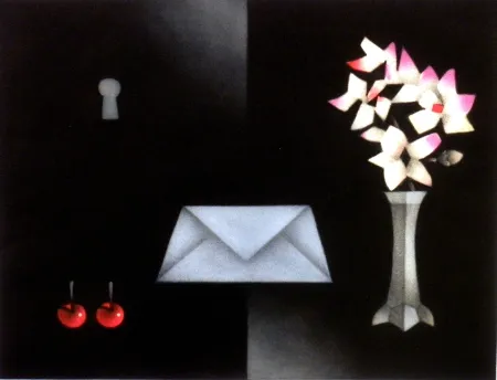 美柔汀铜版画 Avati - La lettre a Edgar Allan P.