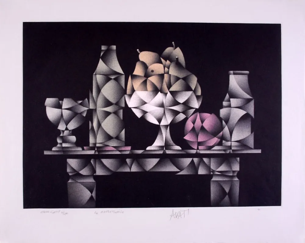 美柔汀铜版画 Avati - La Maubeugeoise