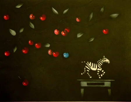 美柔汀铜版画 Avati - La zebre a Montmorency