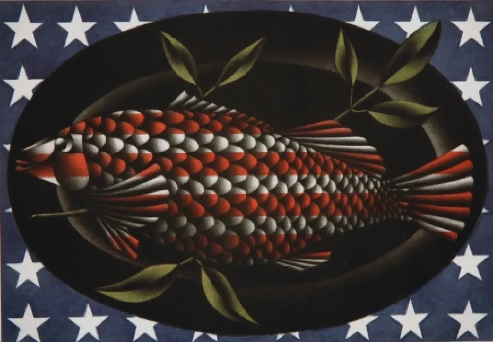 美柔汀铜版画 Avati - Le bar américain (II version)