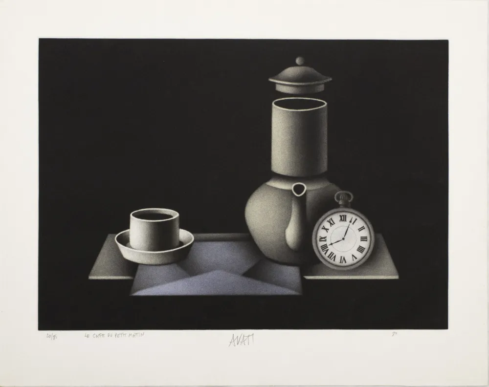 蚀刻版画 Avati - Le carte du petit Martin