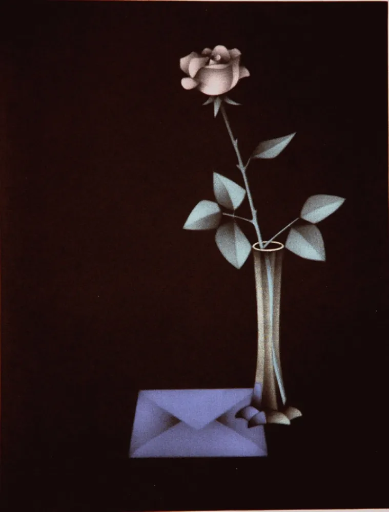 美柔汀铜版画 Avati - L'enveloppe bleue