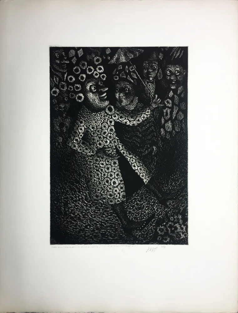 飞尘腐蚀法 Avati - Les Ridicules (planche n° 2) (1951)