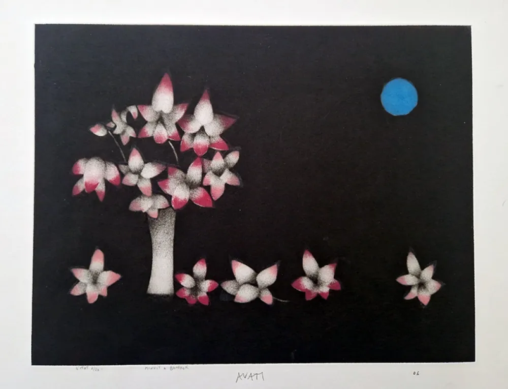 美柔汀铜版画 Avati - Minuit a Bangkok