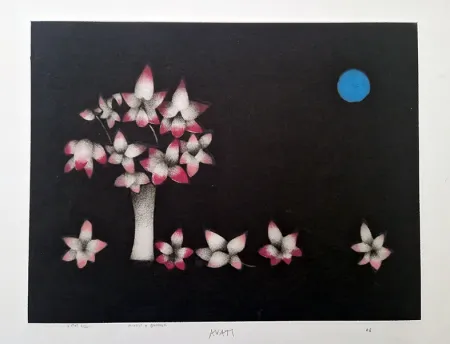 美柔汀铜版画 Avati - Minuit a Bangkok