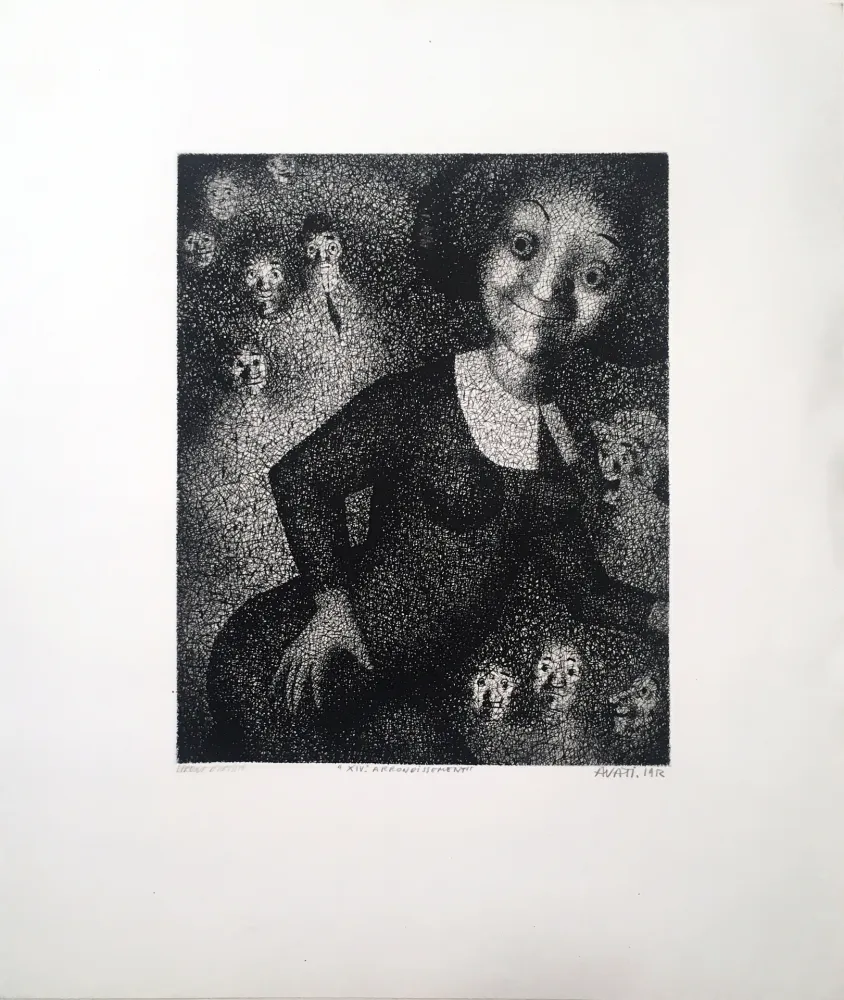 飞尘腐蚀法 Avati - XIVe arrondissement (1952)