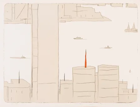 石版画 Avril - HK - Morning