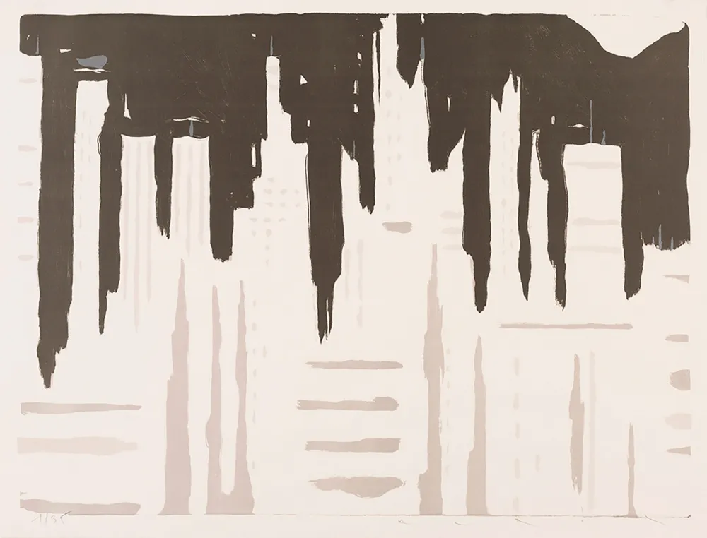 石版画 Avril - HK - Skyline