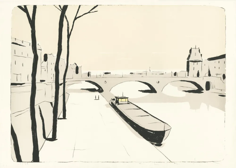 石版画 Avril - L'Aube