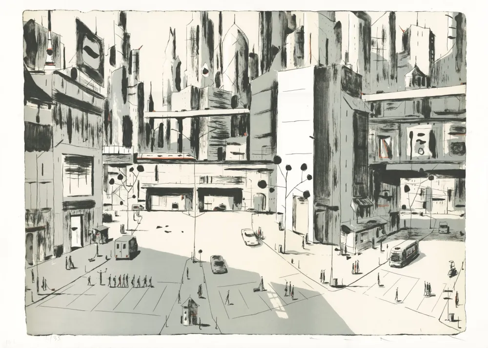 石版画 Avril - Tokyo