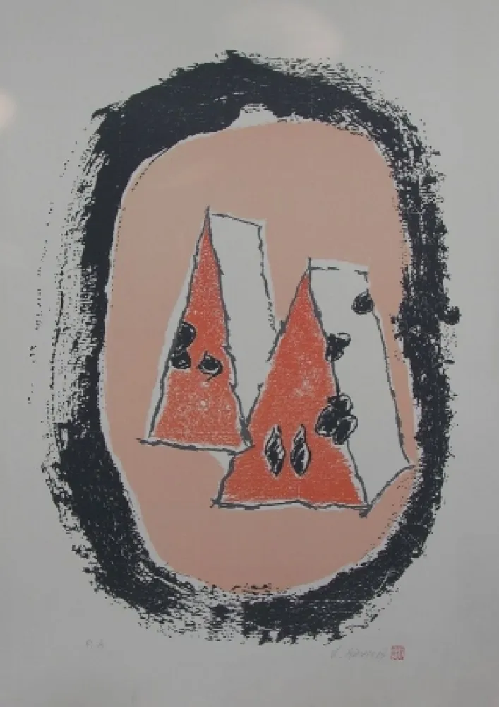 石版画 Azuma - Senza titolo