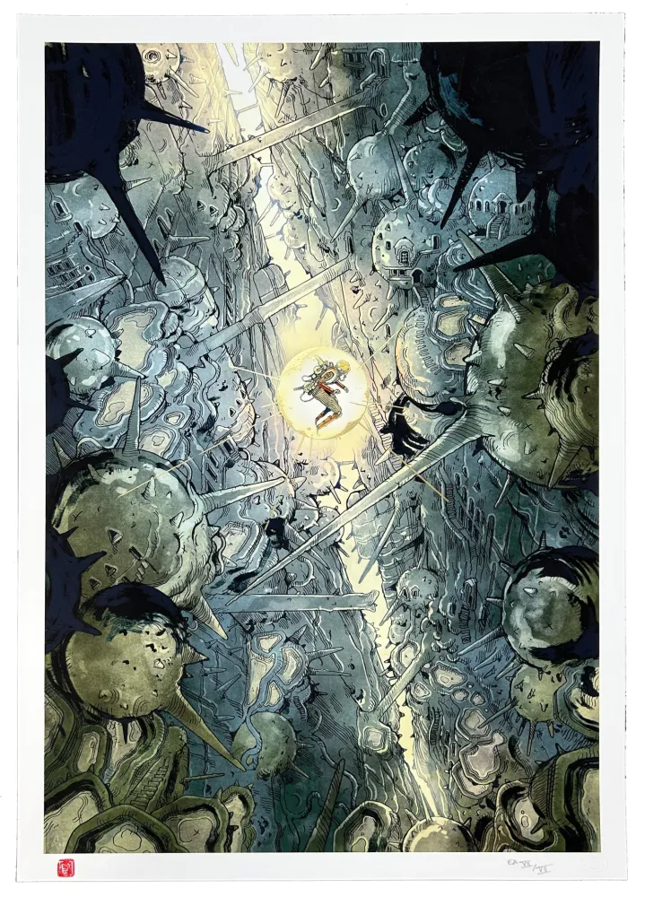 数码版画 Bablet - Silent Jenny (Gold)