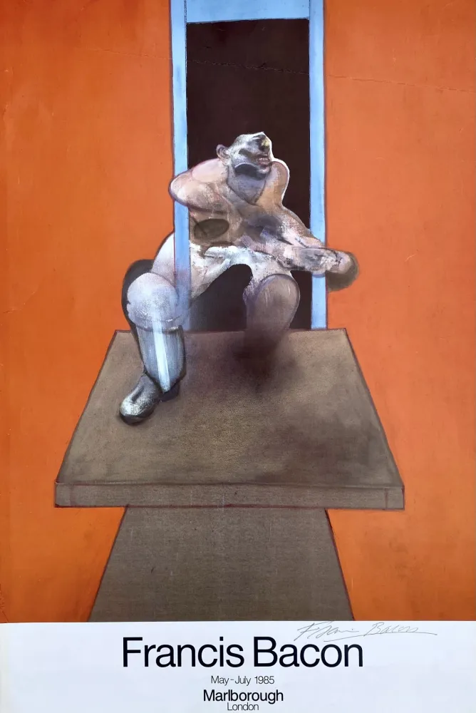 胶版印刷 Bacon - Figure in Movement HANDSIGNED