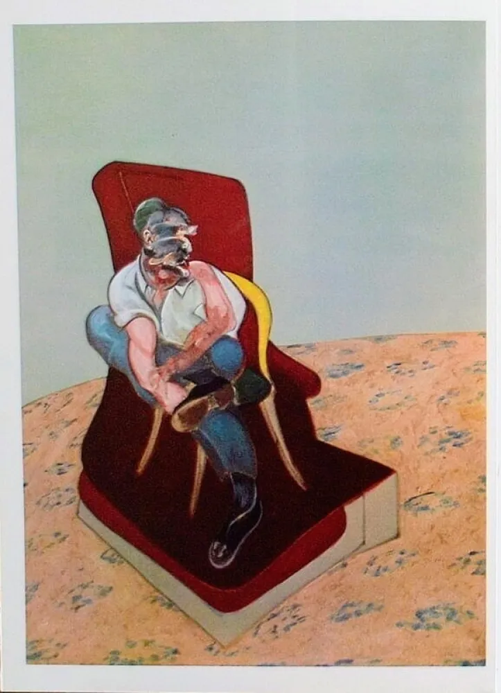 石版画 Bacon - Francis Bacon - Portrait of Lucian Freud, Original Lithograph, 1966