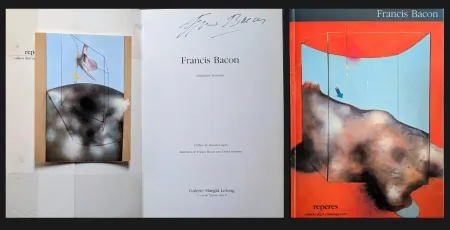 插图书 Bacon - Hand-Signed catalog - Peintures Récentes - Hand-Signed catalog with invitation, 1984