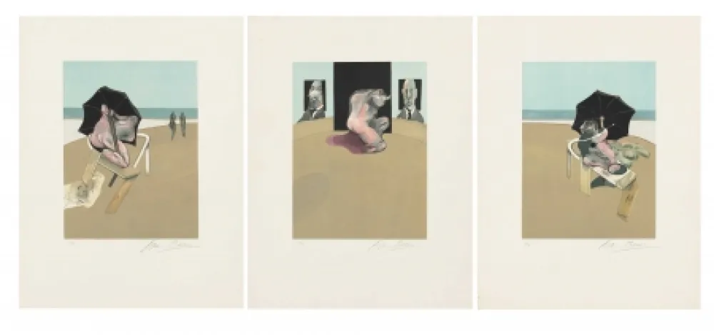 版画 Bacon - Metropolitan Triptych (Large Version) 