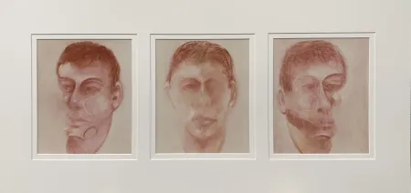 石版画 Bacon - Three studies for a portrait of John Edwards
