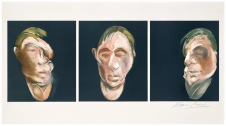 石版画 Bacon - Three studies for a Self-Portrait
