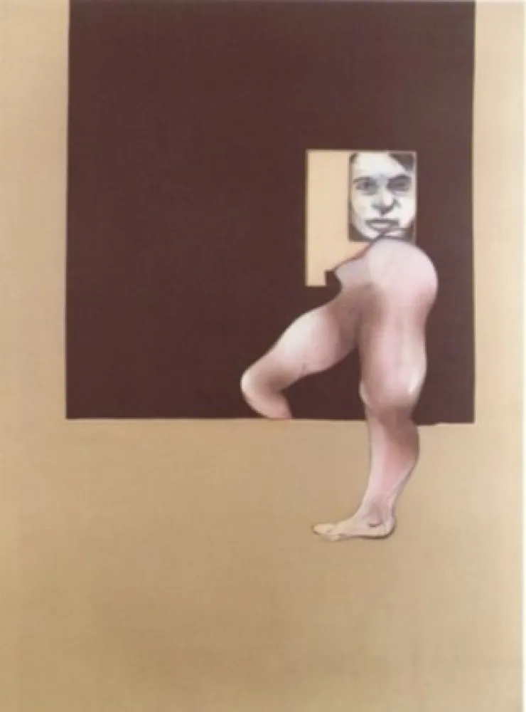 蚀刻飞尘法 Bacon - Tryptich 1991