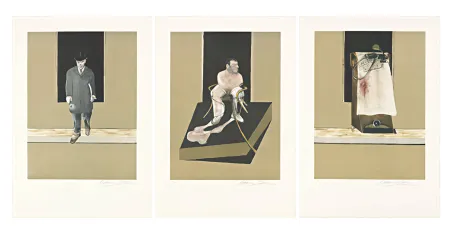 石版画 Bacon - Tryptych 1986/1987