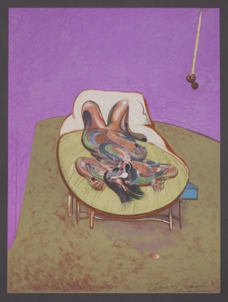 胶版印刷 Bacon - Untitled (Reclining Figure) 