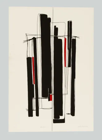 丝网印刷 Badiali - Composizione (tavola 8)