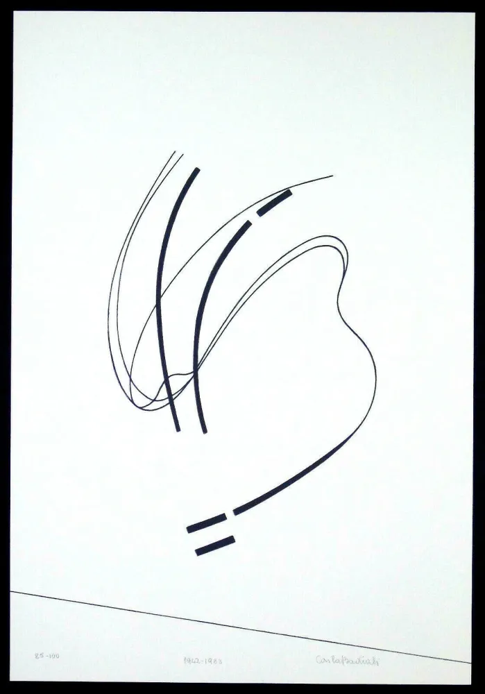 丝网印刷 Badiali - Le vent se leve (tavola 6)