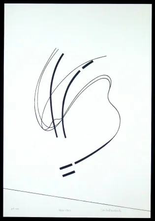 丝网印刷 Badiali - Le vent se leve (tavola 6)