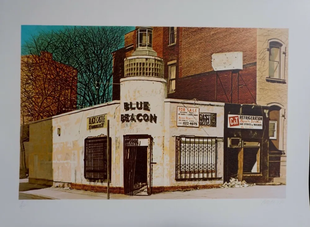 丝网印刷 Baeder - Blue Beacon