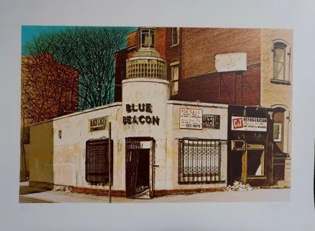 丝网印刷 Baeder - Blue Beacon