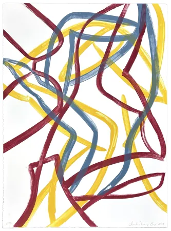 石版画 Baez - Sans titre