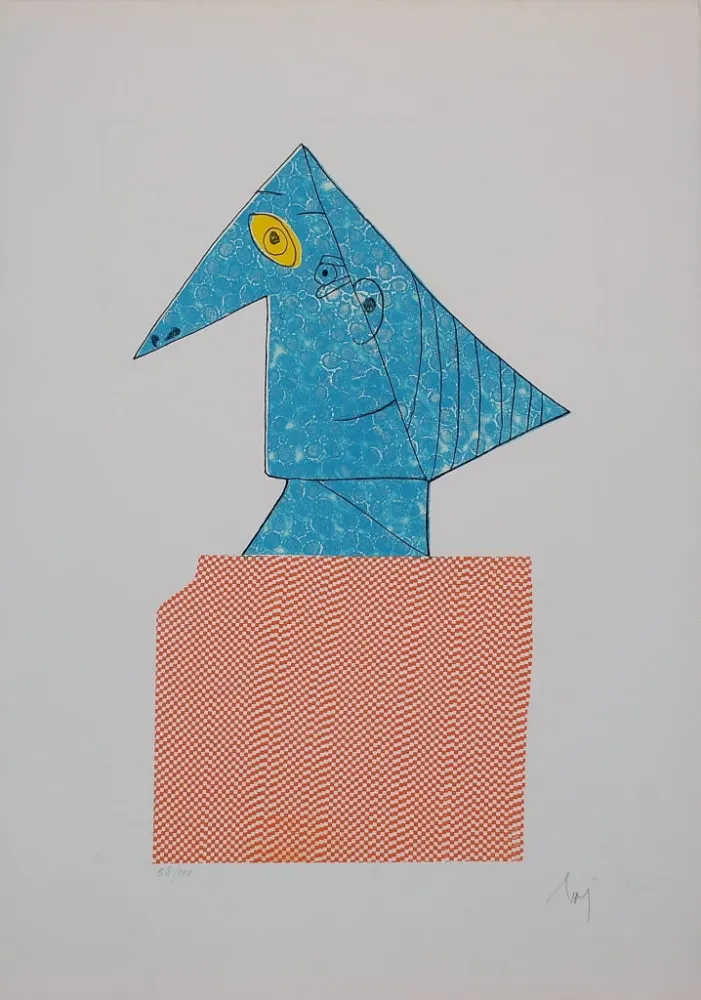 版画 Baj - Baj chez Picasso 1