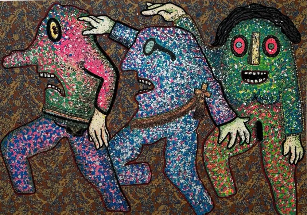 丝网印刷 Baj - Balletto americano