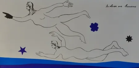 石版画 Baj - Chasse aux honneurs