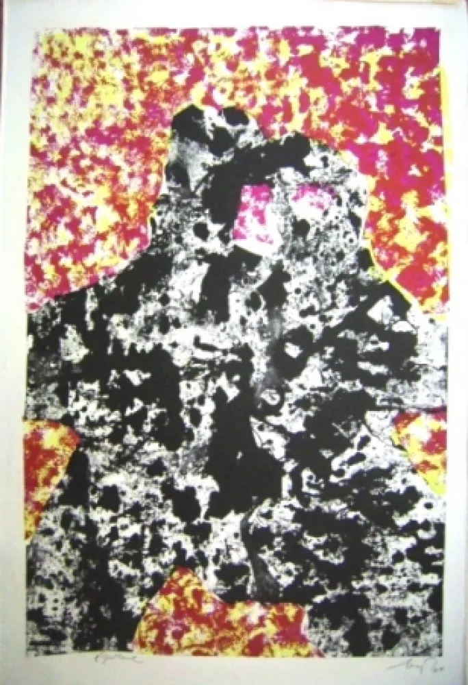 石版画 Baj - Dalla Materia