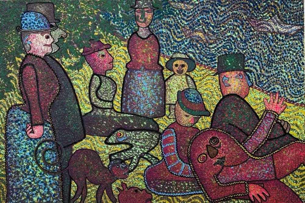 丝网印刷 Baj - D'Aprè la Grand Jatte