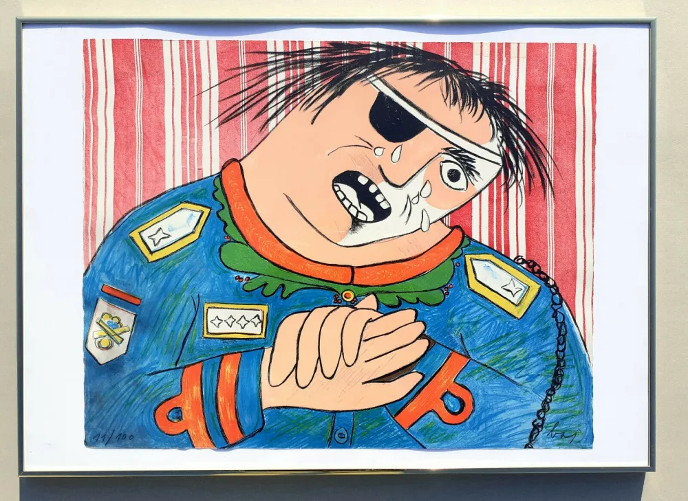 石版画 Baj - Dayan